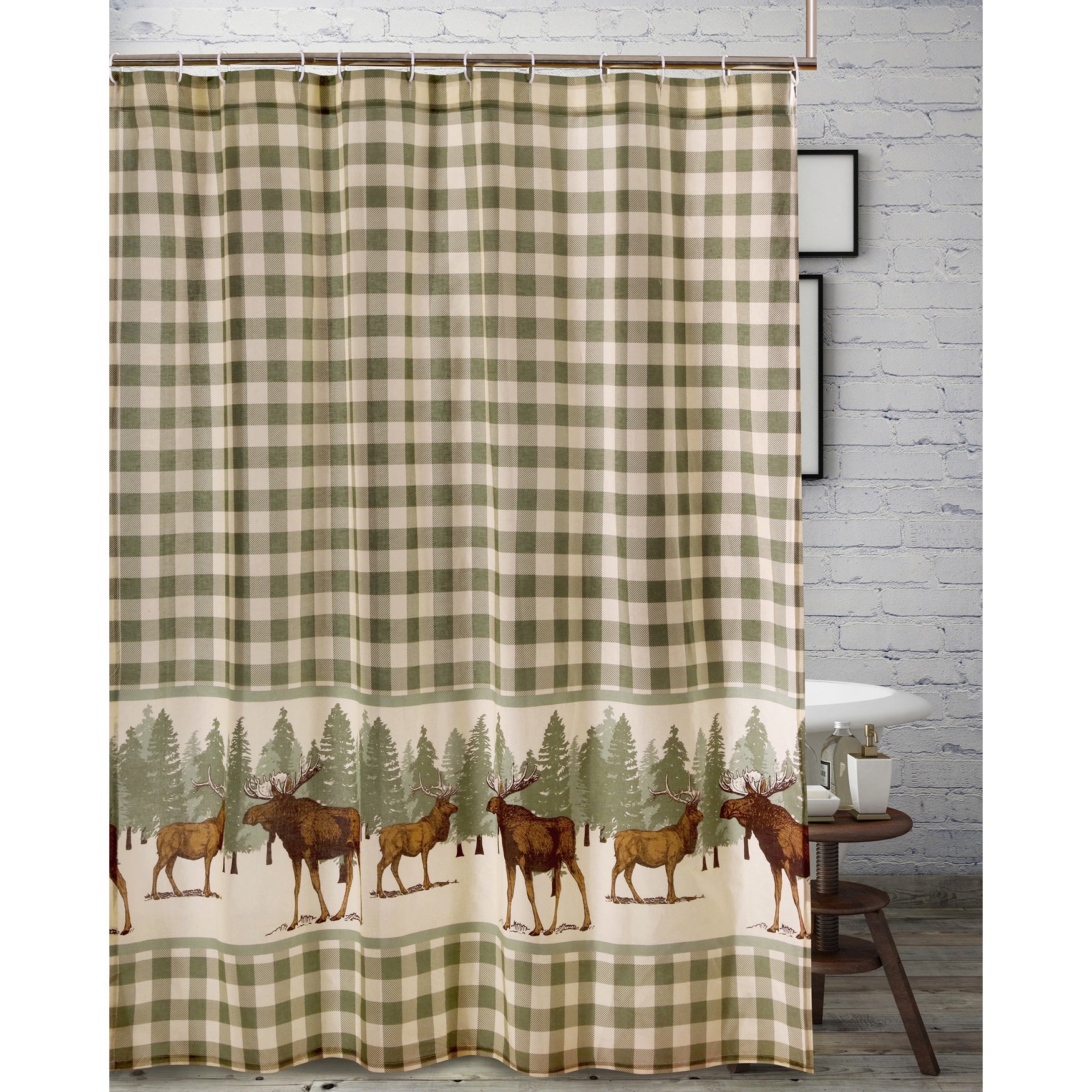 Moose Creek Shower Curtain By Greenland Home Fashions Shower