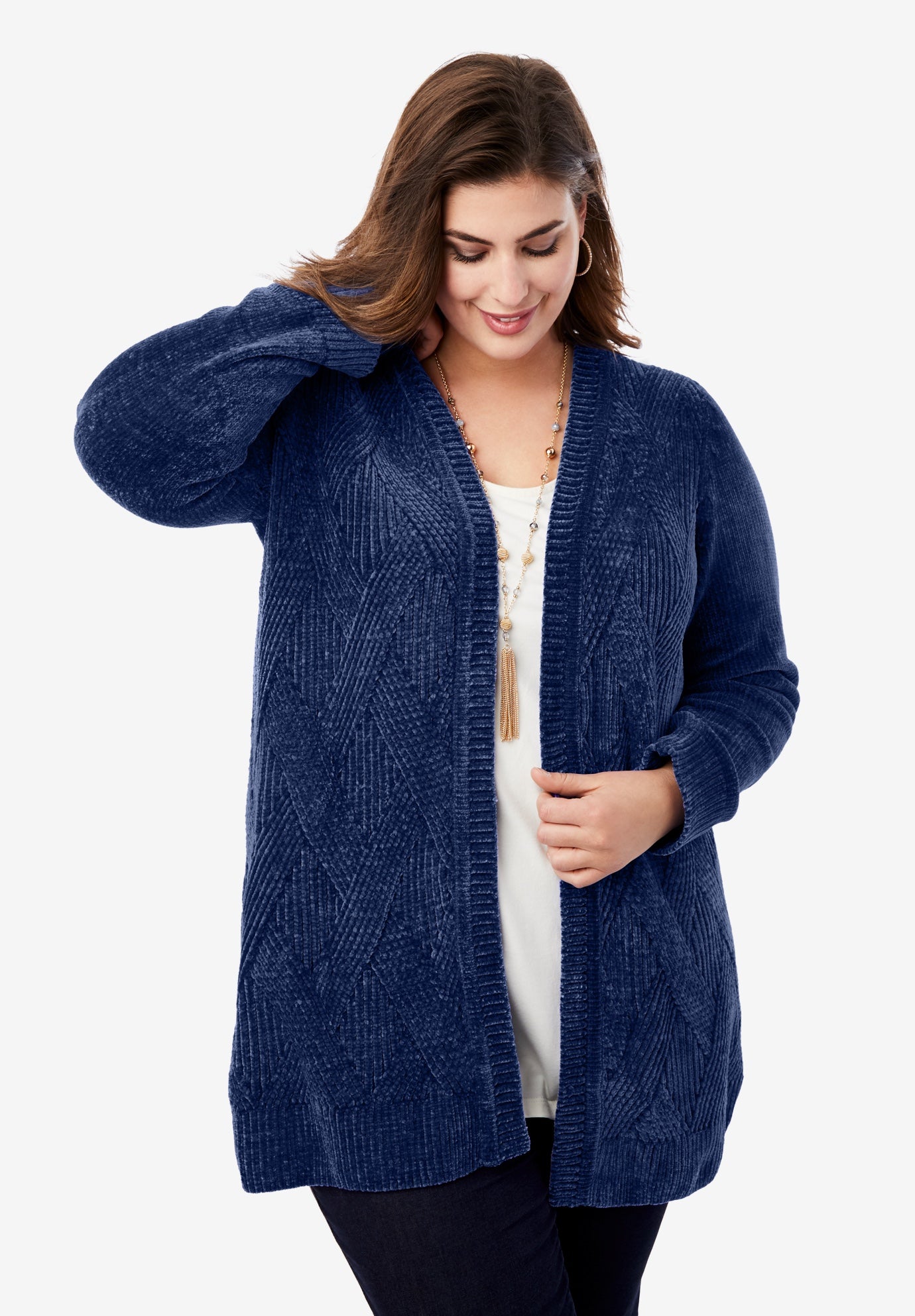 Chenille best sale boyfriend cardigan