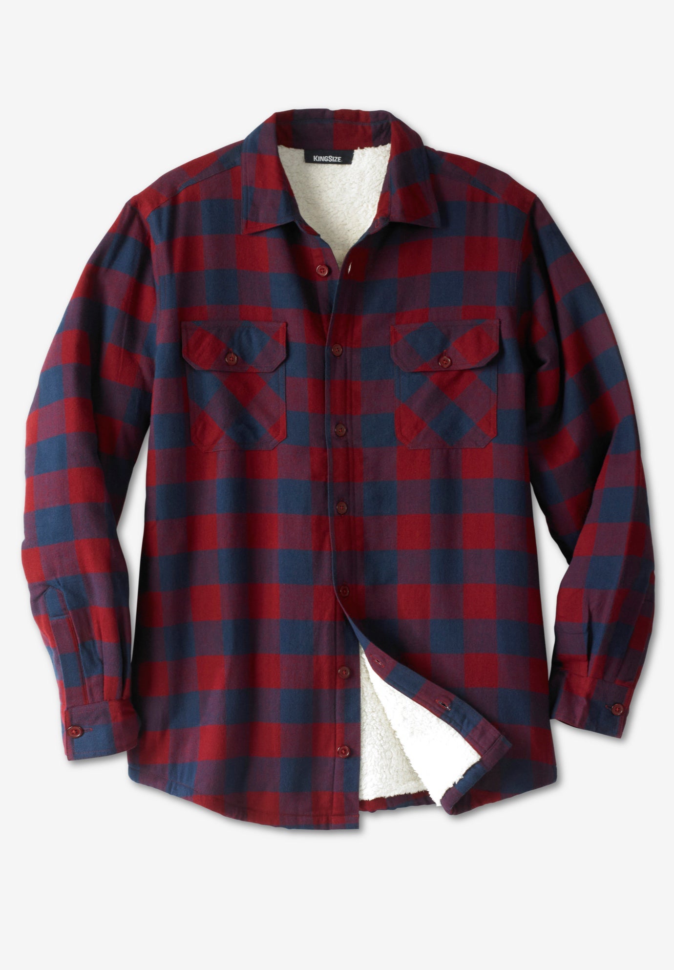 Big and tall sherpa lined flannel outlet