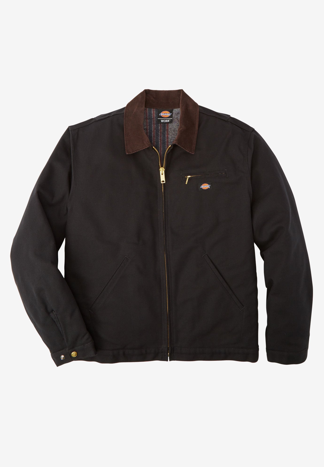 Rigid Duck Blanket Lined Jacket by Dickies Brylane Home