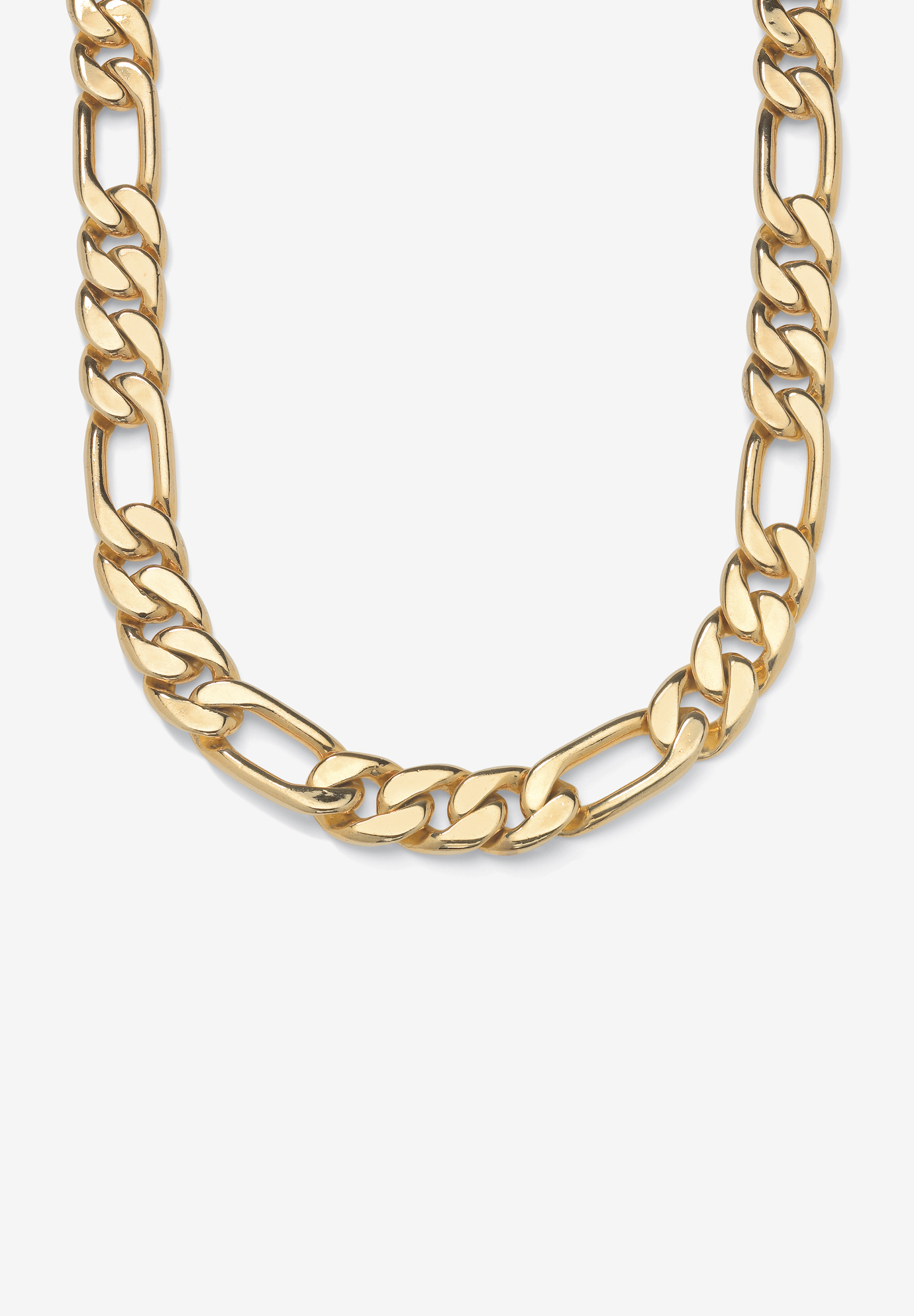 Figaro-Link Necklace 30&quot; , YELLOW GOLD