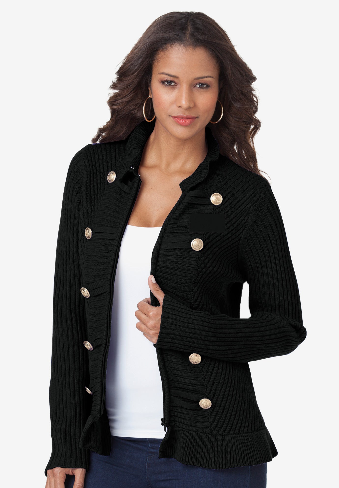 Military Cardigan Brylane Home
