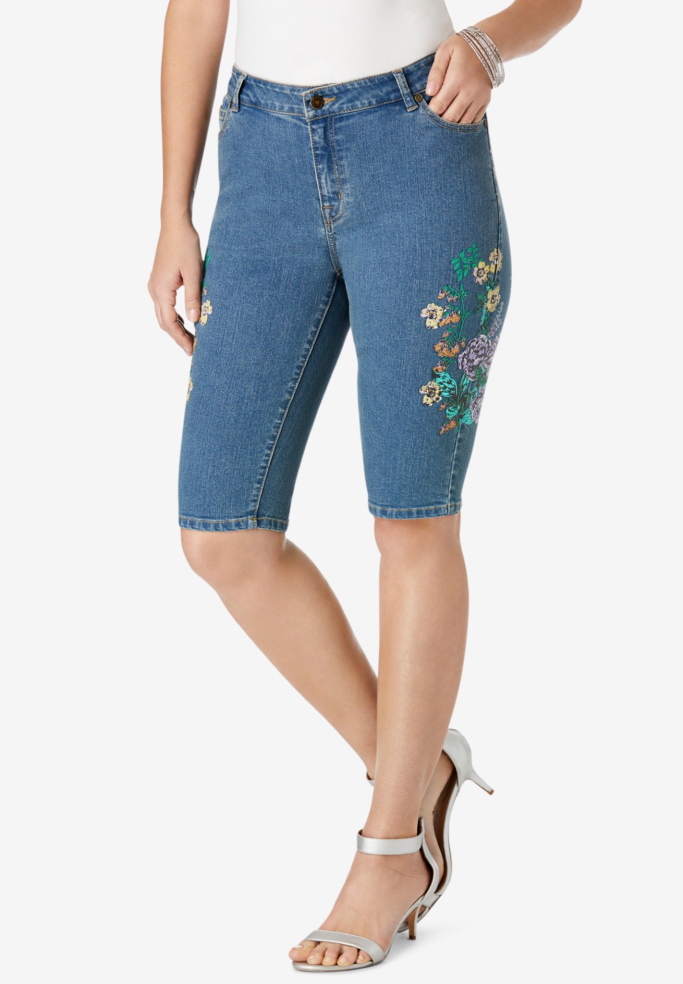 Floral Bermuda Short Brylane Home