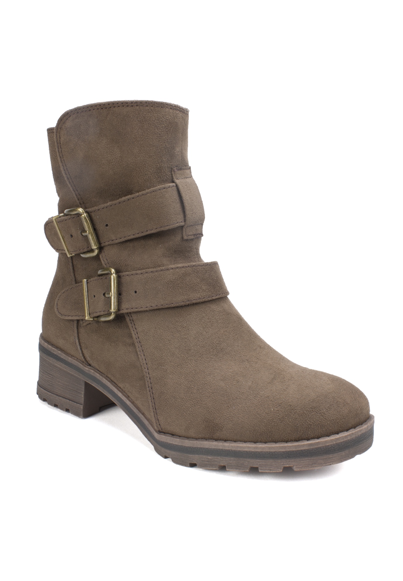 Castity Bootie by White Mountain| Ankle Boots & Booties | Brylane Home