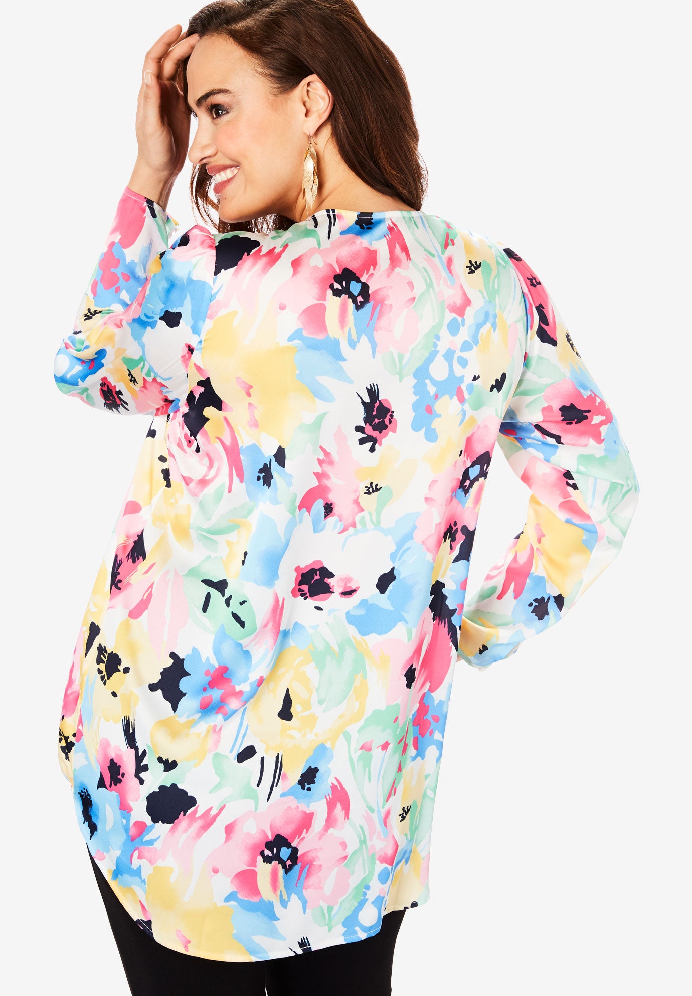 wrap front blouse h&m