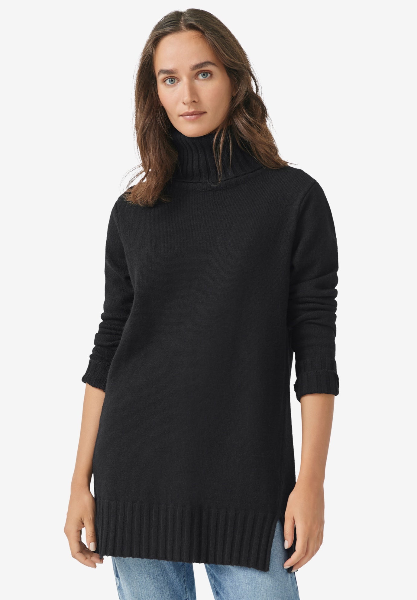 Turtleneck tunic hot sale