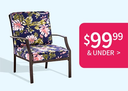 Outdoor Cushions Sale $99.99 and Under 