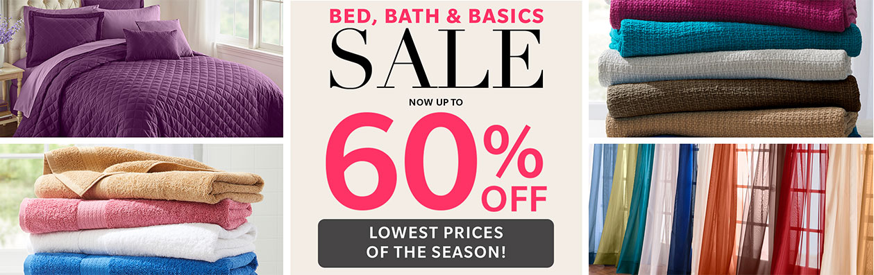 shop BrylaneHome Bed, Bath & Basics Sale now up to 60% Off
