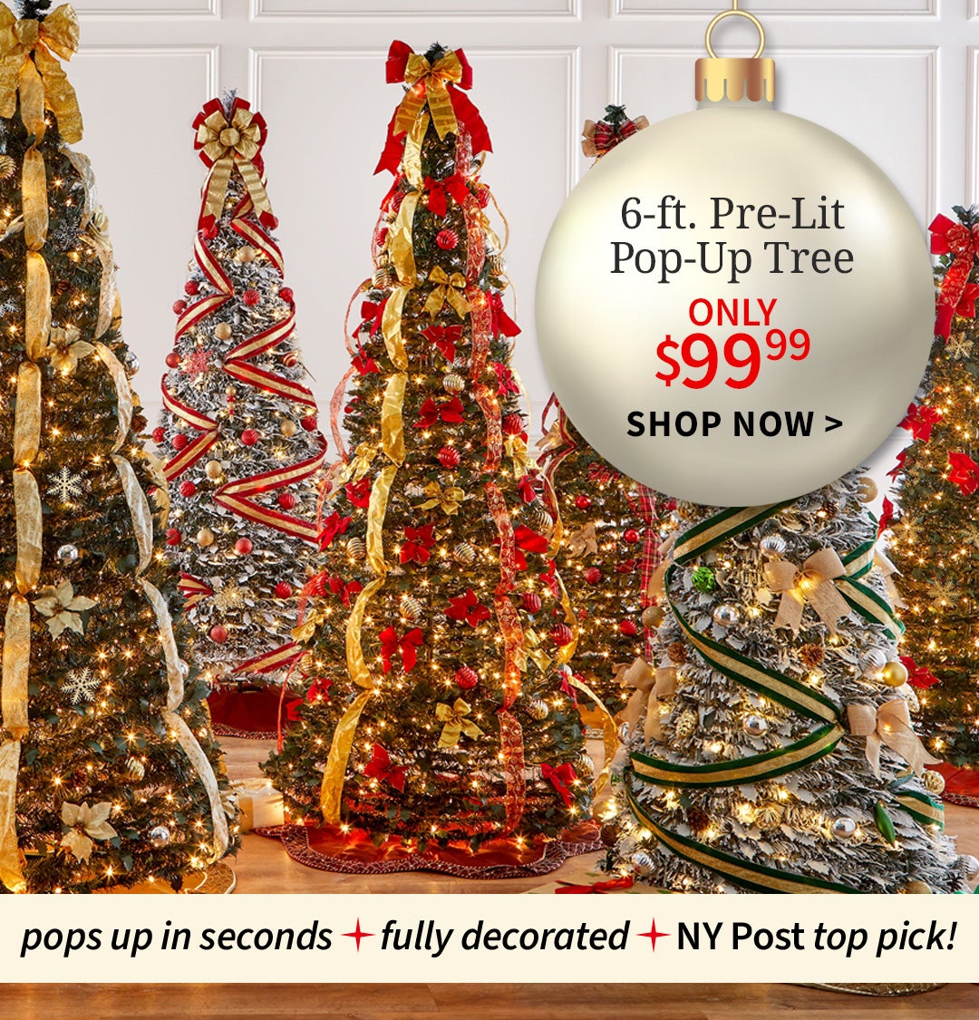6' FT POP UP TREES ALL COLORS $109.99