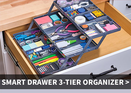 Smart Drawer 3-tier organizer.