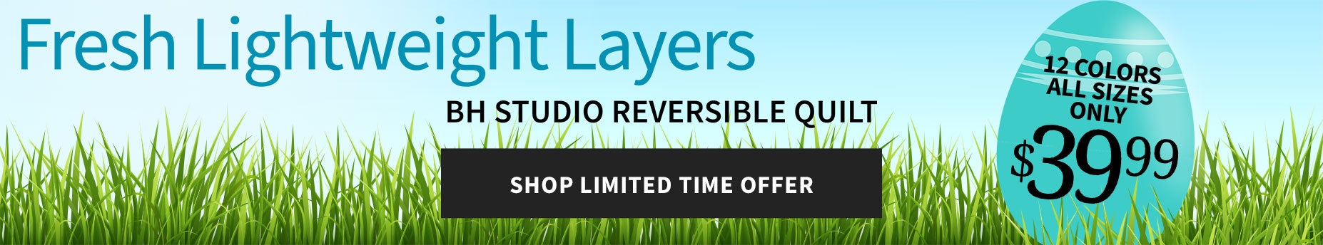 BH Studio Reversible Quilt Deal