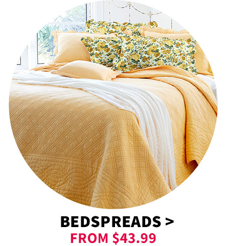 Bedspreads from $43.99