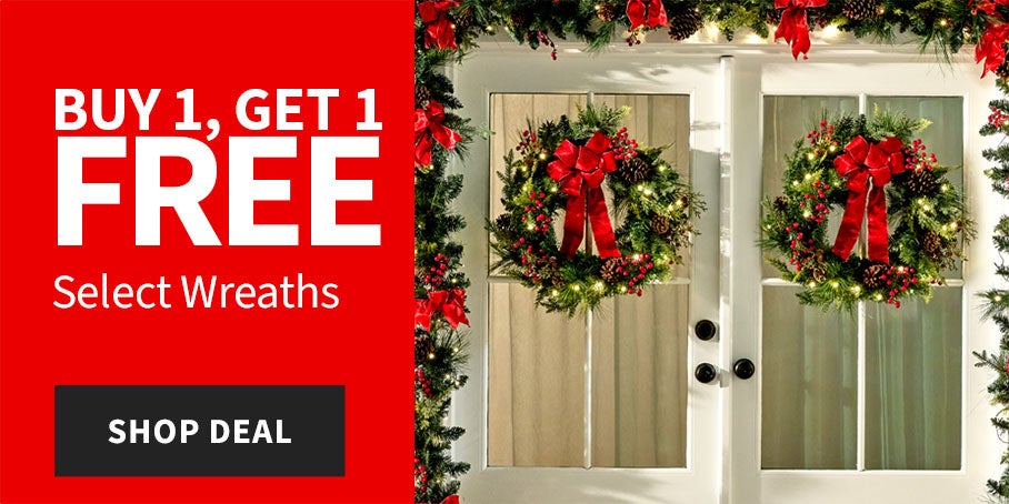 BOGO FREE SELECT WREATHS