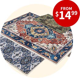 Shop Rugs from $14.99.