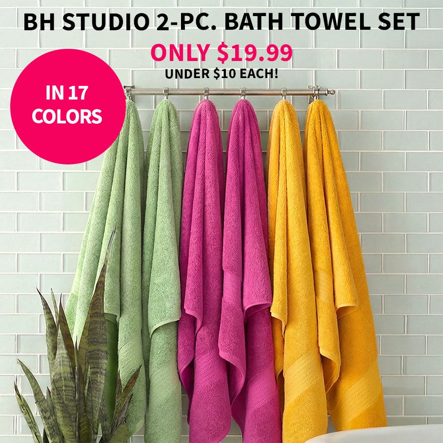 BH Studio 2pc Bath Towel Set Deal 