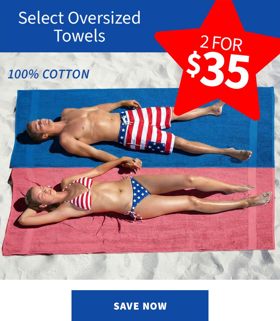 2 FOR $35 SELECT OVERSIZED BATH SHEETS