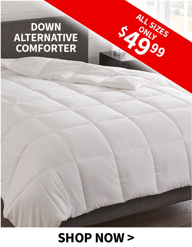 DOWN ALTERNATIVE COMFORTER