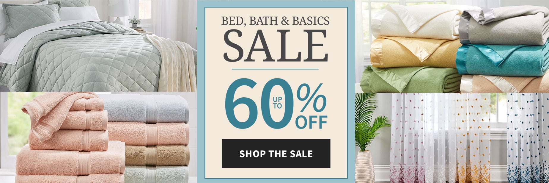 Bed Bath and Basics Sale up to 60% Off