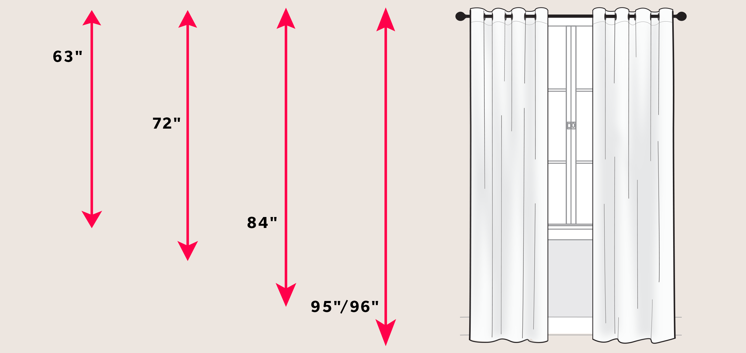 Simple Window Treatment Guide Measure Shop Brylane Home simple-window-treatment-guide-measure-shop-brylane-home