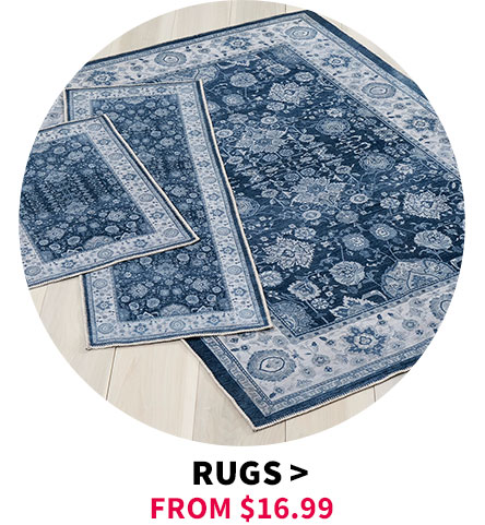 Rugs from $16.99