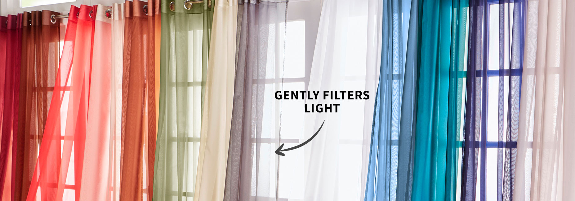 Curtains - Gently filters lights
