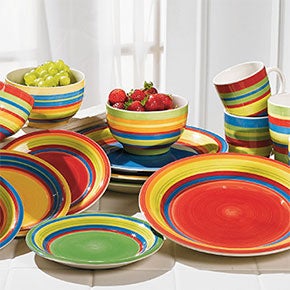 16-Pc. Santa Fe Dinnerware Set