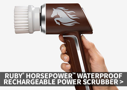 Ruby Horsepower Waterproof Rechargeable power scrubber