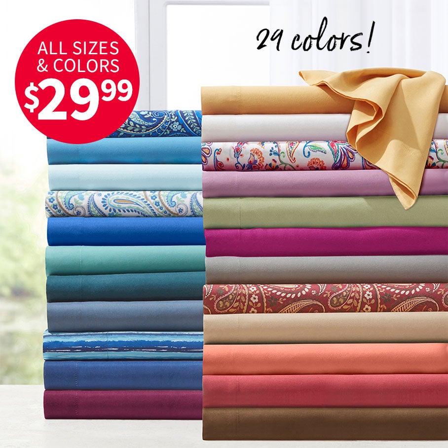 BH Studio Sheet Sets All Colors and Sizes $29.99