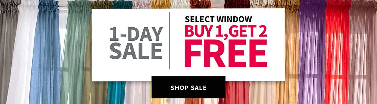 1-Day Sale! - Select Window Buy 1, Get 2 Free. Shop Sale.