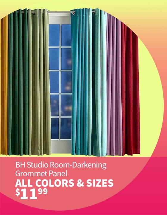 Weekly Wows BH Studio Room Darkening Grommet Panel $11.99