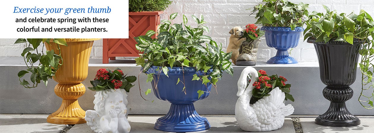 shop BrylaneHome garden & planters