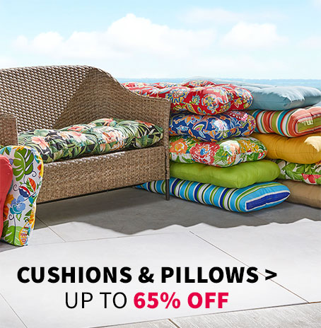 Cushions and Pillows up to 65% off