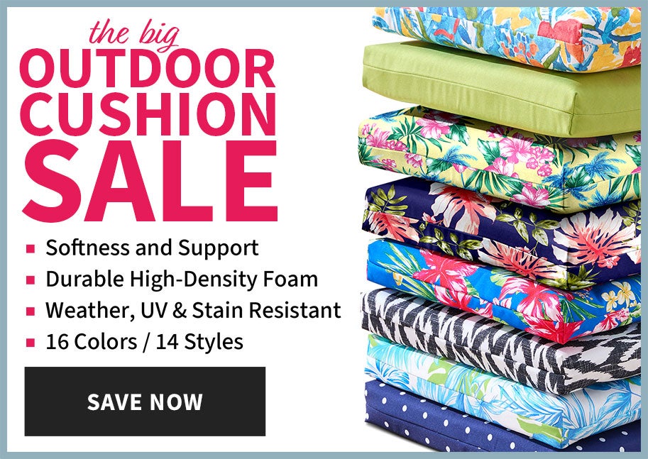 OUTDOOR CUSHION SALE