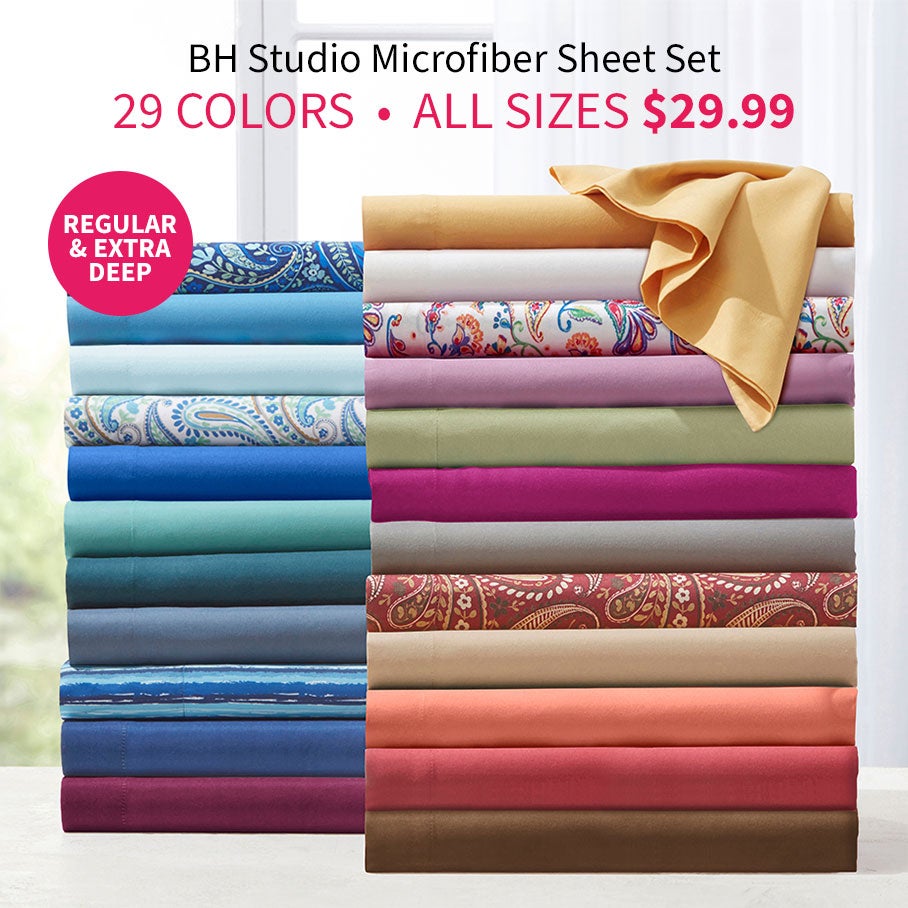 BH Studio Quilt and Sheets from $29.99 