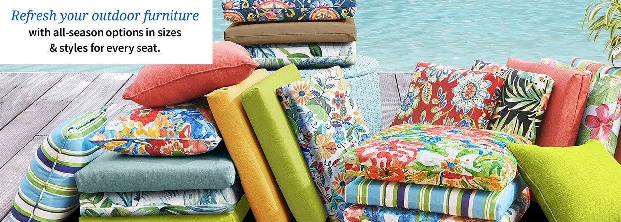 shop BrylaneHome Outdoor Cushions & Pillows