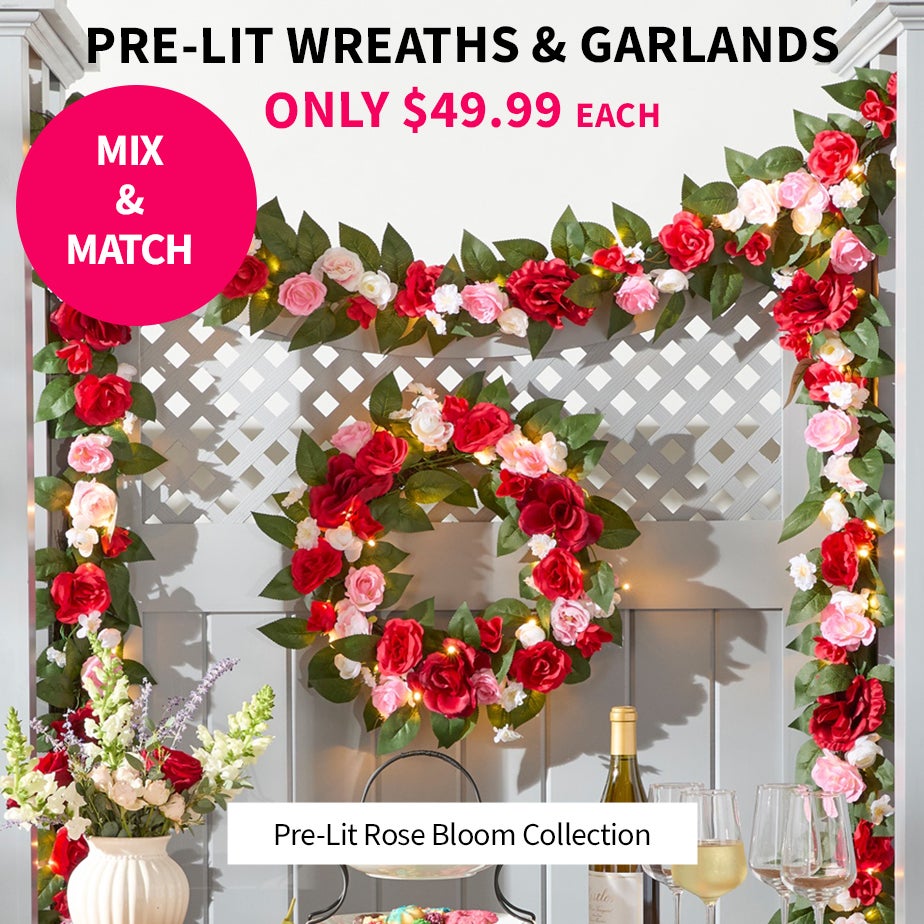 Floral Wreaths and Garlands Deal