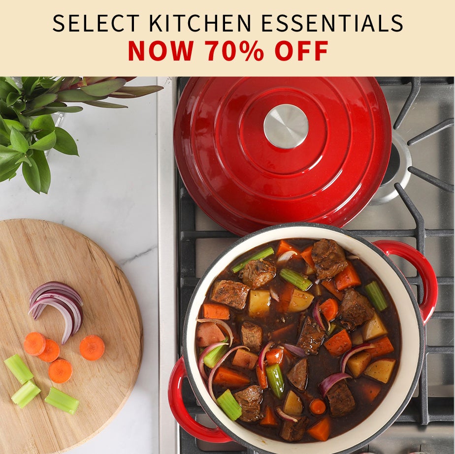 SELECT KITCHEN ESSENTIALS NOW 70% OFF