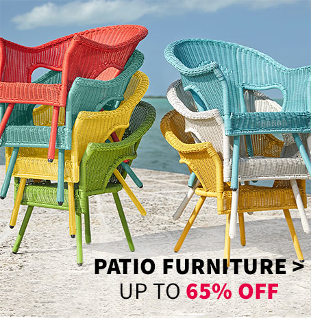 Patio Furniture up to 65% off