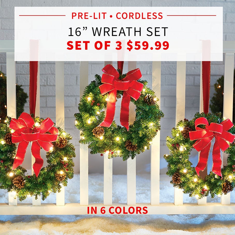 16' WREATH SET