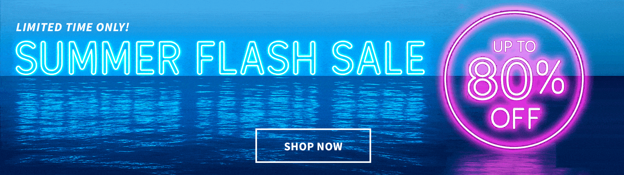Summer flash sale - Up to 80% off!