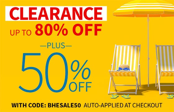 Limited time clearance up to 80% off + take an extra 20% off - No Code Needed