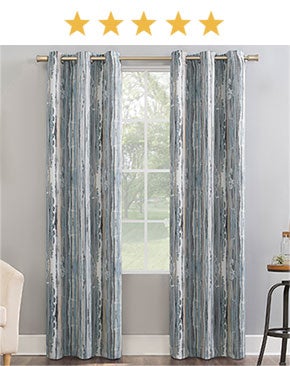 SUN ZERO BLACKOUT ALLEGORY GROMMET PANE;