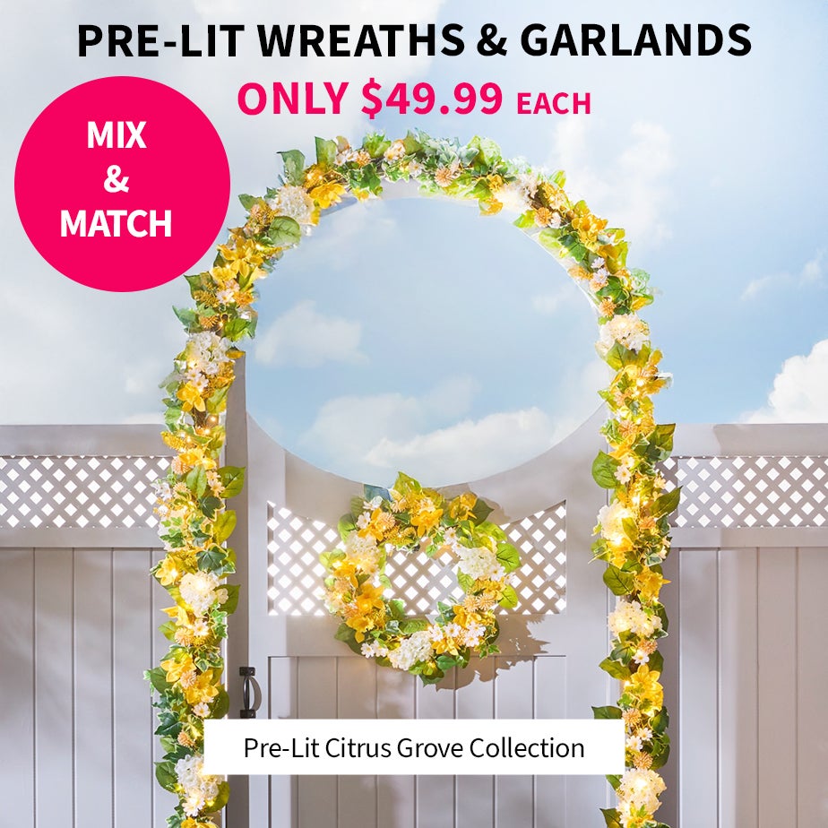 Floral Wreaths and Garlands Deal