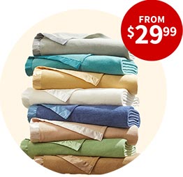 Shop Blankets & Throws from $29.99.