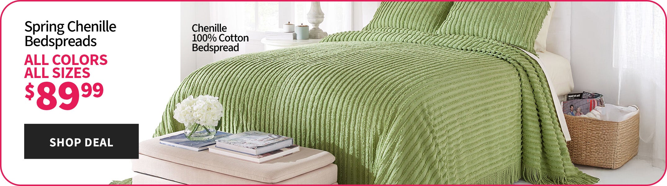 Spring chenille bedspread $89.99 - Image 2