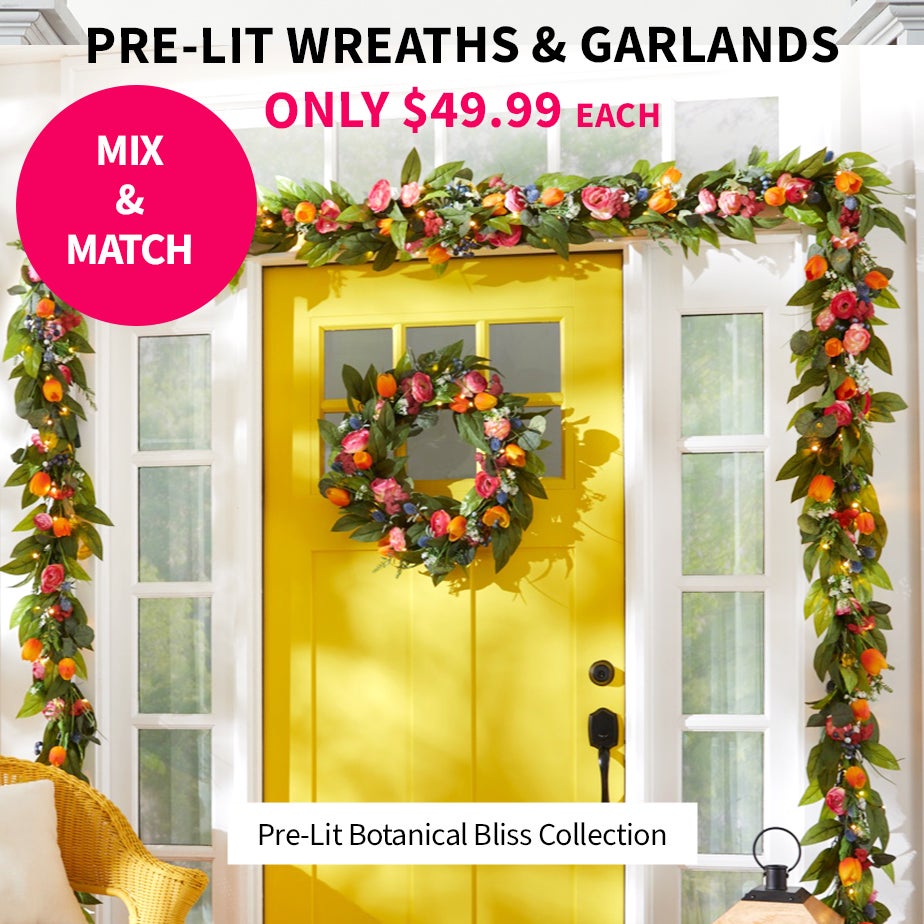 Floral Wreaths and Garlands Deal